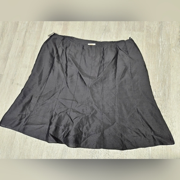 TALBOTS Midi A-Line SILK Skirt - Picture 1 of 4